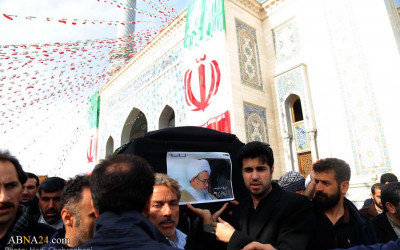 Secretary-General of AhlulBayt (a.s.) World Assembly attends at funeral c ( (3).jpg